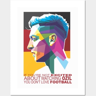 Ozil in WPAP Posters and Art